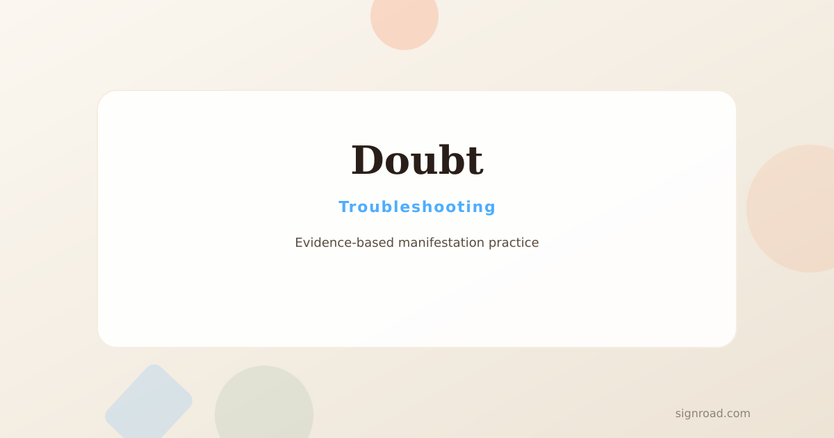 An illustration representing You Keep Doubting Your Desire