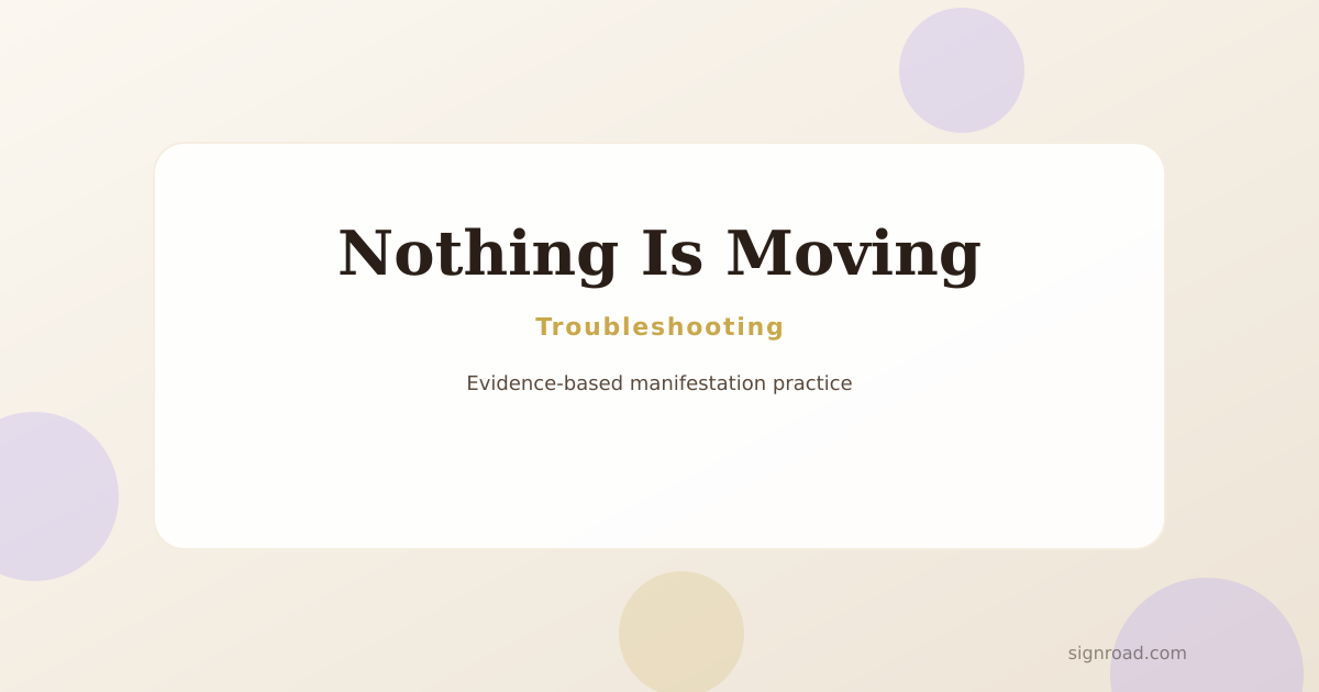 An illustration of troubleshooting manifestation blocks
