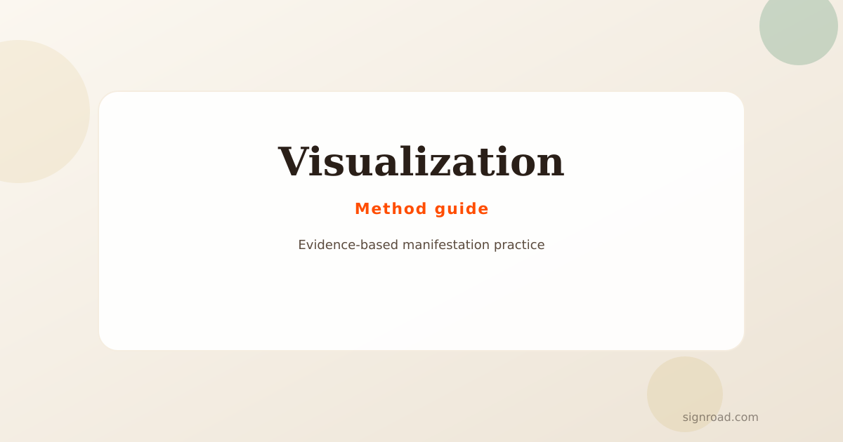 A calm, warm illustration representing the Visualization practice