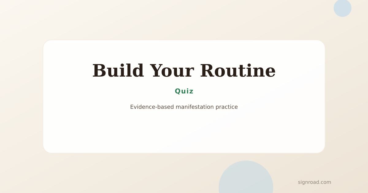 Build Your Manifestation Routine cover
