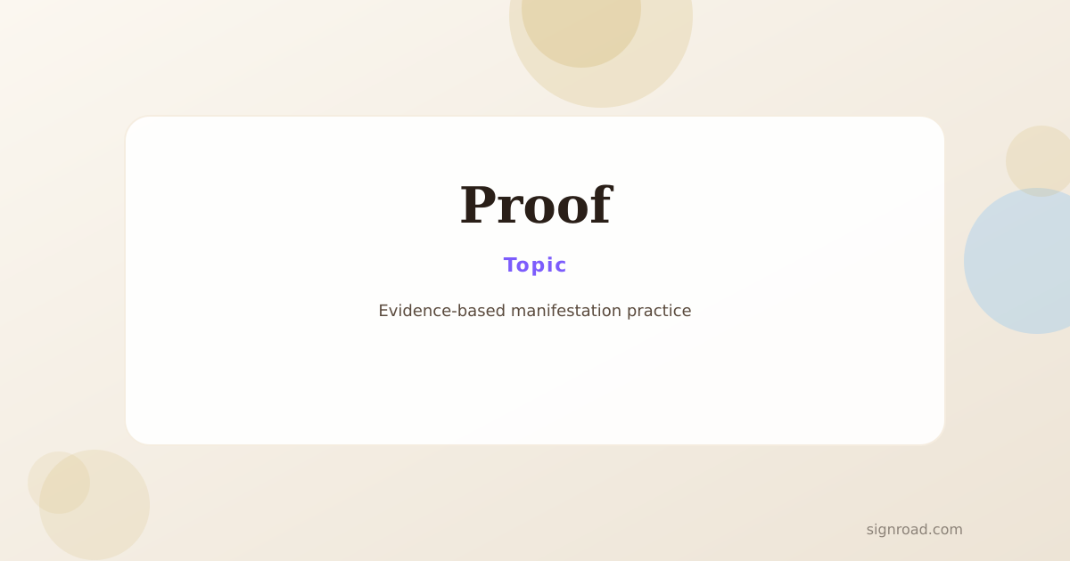 An illustration for Proof Board vs Vision Board