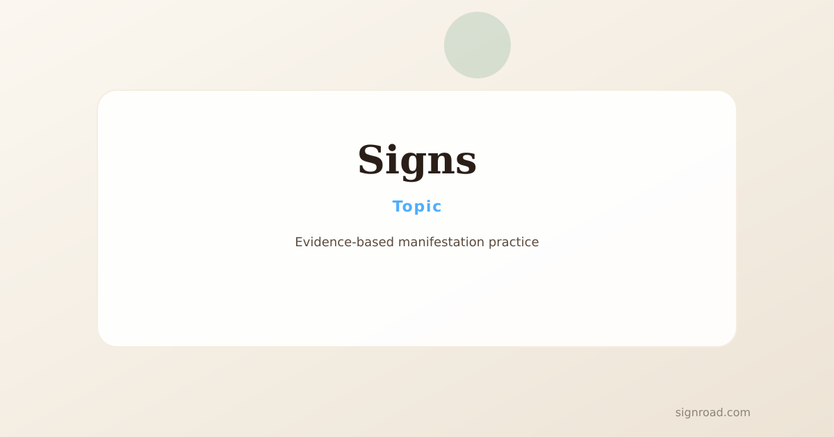 An illustration for How to Notice Signs Without Obsession